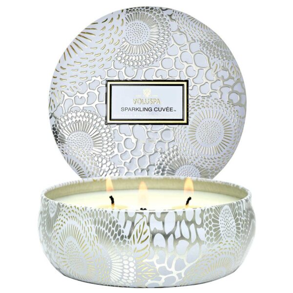 3-Wick Tin Candle Sparkling Cuvée