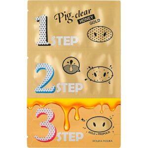 Pig Nose Clear Blackhead 3-Step Honey Gold