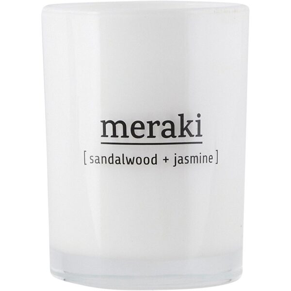 Sandalwood & Jasmine Scented Candle