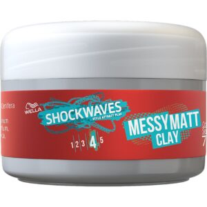 Wella Shockwaves Ultra Effective Go Mate Clay Wax