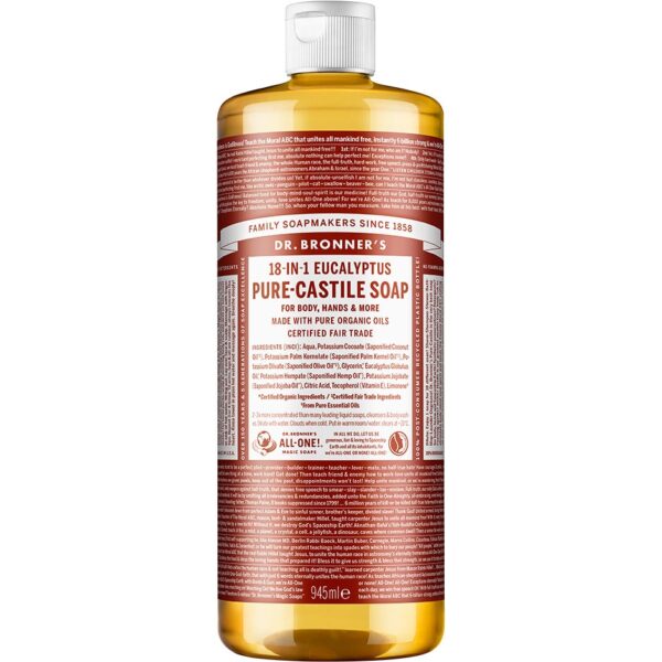 Pure Castile Liquid Soap Eucalyptus