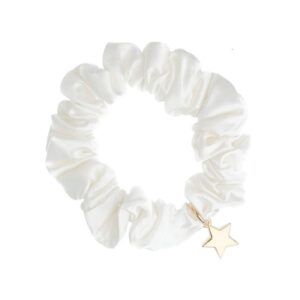Silk Scrunchie - Off White