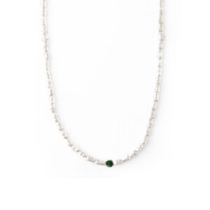 Pearl Collar Swarovski Stationed Necklace