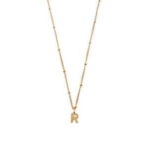 Initial R Satellite Chain Necklace