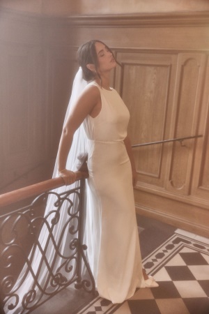 Bubbleroom Occasion Cilia Sleeveless Wedding Gown White 46