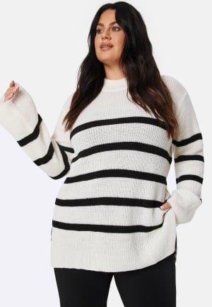 BUBBLEROOM Remy striped sweater White / Striped XL