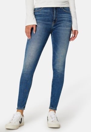Calvin Klein Jeans High Rise Super Skinny Ankle 1A4 Denim Medium 28