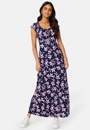 Happy Holly Tessie maxi dress  Navy / Floral 32/34L