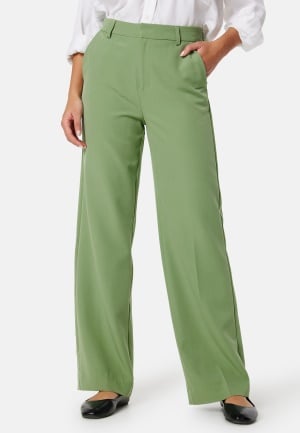 ONLY Berry High Waist Wide Pant Hedge Green 34/32