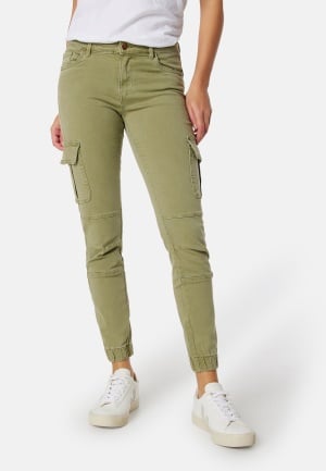 ONLY Missouri Ankl Cargo Pant Oil Green 38/32