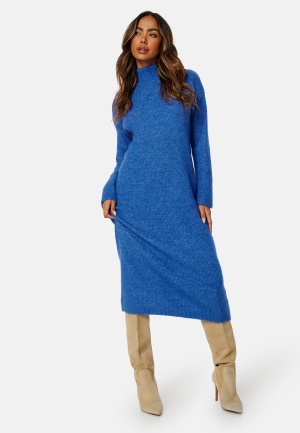 SELECTED FEMME Maline LS Knit Dress Nebulas Blue Detail: XS