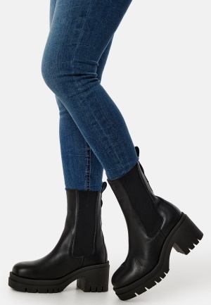 SELECTED FEMME Sage Leather High Heel Boot Black 37