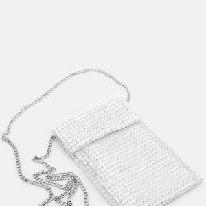 BUBBLEROOM Addison sparkling bag Offwhite One size