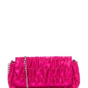 BUBBLEROOM Alice satin party bag Cerise One size