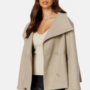 BUBBLEROOM Ava Short Coat Light beige 42