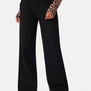 BUBBLEROOM Soft Suit Wide Trousers Black S