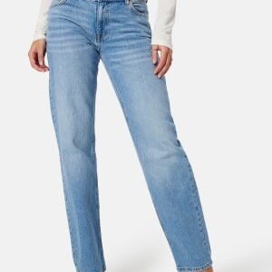 BUBBLEROOM Low Waist Straight Jeans Light blue 36