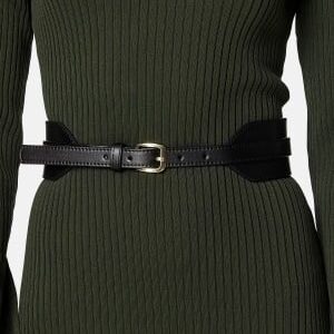 BUBBLEROOM Bianca Wide Belt Black M/L