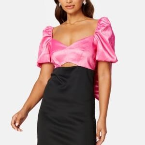 BUBBLEROOM Bow Dress Pink / Black 38