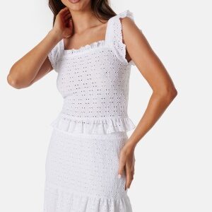 BUBBLEROOM Broderie Anglaise Set White XS