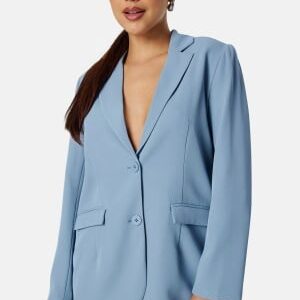 BUBBLEROOM Denice oversized blazer  Dusty blue 34