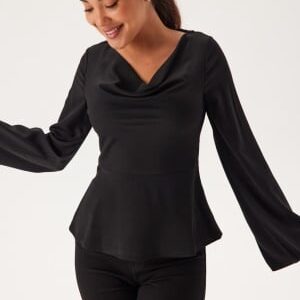 BUBBLEROOM Drapy Blouse Black 36