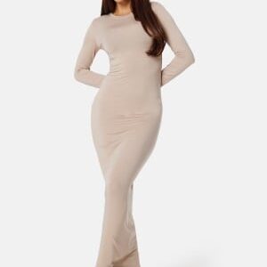 BUBBLEROOM Soft Modal Maxi Dress Nougat XS