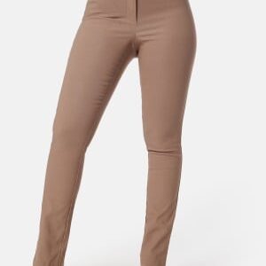 BUBBLEROOM Everly High Waist Stretchy Trousers Nougat 54