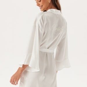 BUBBLEROOM Frill Bride Robe  White 36/38