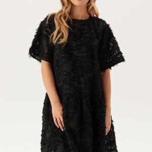 BUBBLEROOM Fringe Dress Black S