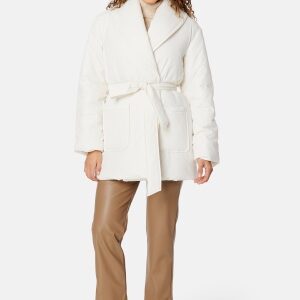 BUBBLEROOM Hedda Short Padded Coat Winter white S