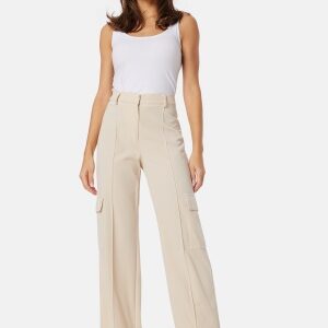 BUBBLEROOM Hilda Cargo Trousers Beige XS