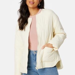 BUBBLEROOM Hilma Quilted Jacket Winter white S