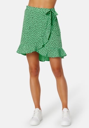 BUBBLEROOM Ida skirt Green / Patterned 34