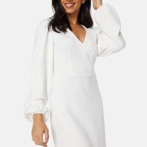 BUBBLEROOM Idalina V-neck Dress White XL