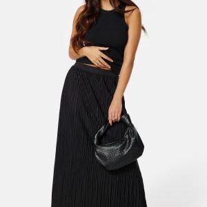 BUBBLEROOM Pleated Maxi Skirt Black S