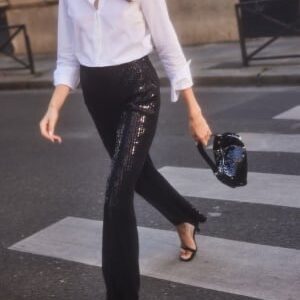 BUBBLEROOM Sequin Trousers Black XS