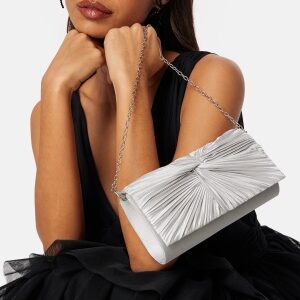 BUBBLEROOM Knot Clutch Silver Onesize