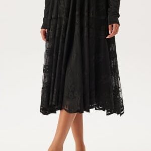 BUBBLEROOM Lace Skirt  Black XS