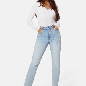 BUBBLEROOM Lori Slim Jeans Light denim 34