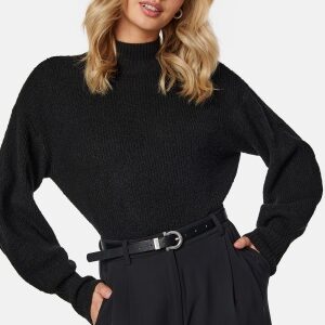 BUBBLEROOM Madina knitted sweater Black 2XL