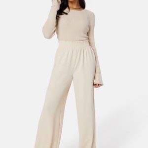 BUBBLEROOM Matilde Regular Trousers Light beige M