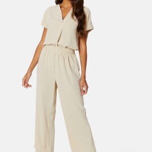 BUBBLEROOM Matilde Trousers Light beige XS