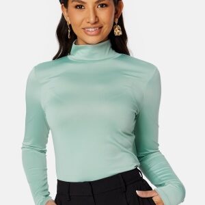 BUBBLEROOM Maxime turtleneck top Dusty green XS