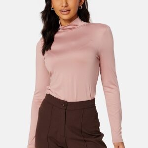 BUBBLEROOM Maxime turtleneck top Dusty pink XS