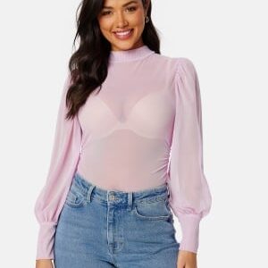 BUBBLEROOM Melissa mesh top Lilac S