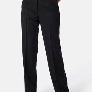 BUBBLEROOM Mid Waist Suit Trousers Black 42