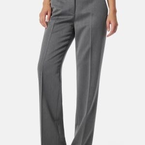 BUBBLEROOM Mid Waist Suit Trousers Dark grey 46