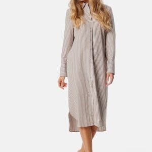 BUBBLEROOM Minou Shirt Dress Nougat / White 36