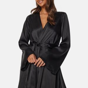 BUBBLEROOM Nichelle Knot front Dress Black XS